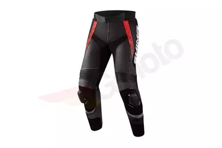 Shima STR 2.0 pantaloni de motocicletă din piele roșu 46-1
