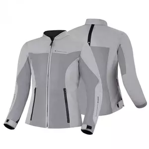 Shima Openair Lady gris XS veste de moto textile pour femme-3