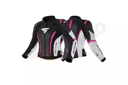 Shima Miura 2.0 jachetă de motocicletă din piele pentru femei roz 40-3