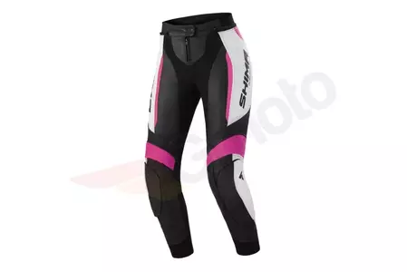 Ženske kožne motociklističke hlače Shima Miura 2.0 Lady pink 34-1