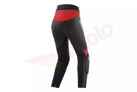 Shima Miura 2.0 Lady pantaloni de motocicletă din piele pentru femei de culoare neagră și roșie 32-2
