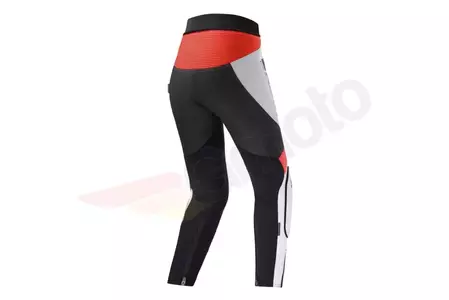 Shima Miura 2.0 Pantaloni moto donna in pelle rosso fluo 32-2