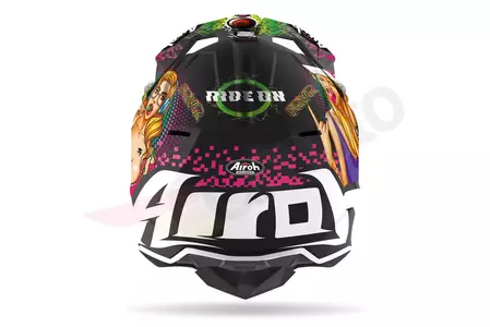 Airoh Junior Wraap Pin-Up Matt S enduro motocikla ķivere-3