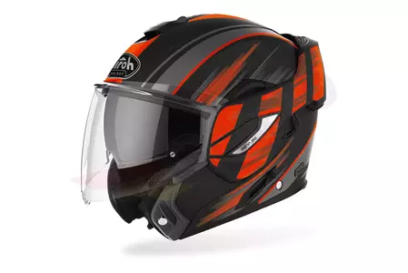 Kask motocyklowy szczękowy Airoh REV 19 Ikon Orange Matt XS-2