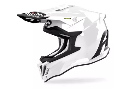 Airoh Strycker White Gloss XL enduro motorkerékpáros sisak-1