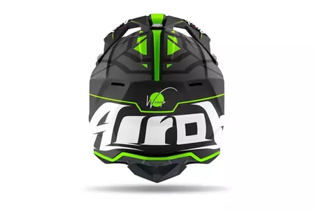 Cască de motocicletă enduro Airoh Wraap Mood Green Matt XL-3