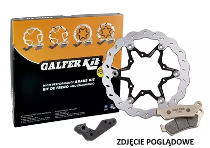 Kit de frein Galfer Suzuki RMZ 250 '07- ,RMZ 450 '05- OVERSIZE (disque flottant 270mm DF349FLS, ADAPTEUR SP005, plaquettes KH185 (FD164G1396)) - KG349WFS