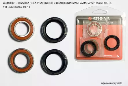 Athena framhjulslager med tätningar - W445006F
