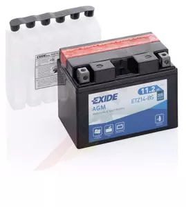 Baterija bez održavanja Exide ETZ14-BS AGM 11.2Ah 12V L+ - ETZ14-BS