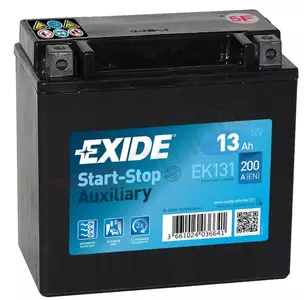 Akumulator bezobsługowy Exide EK131 AGM 13AH 12V - EK131