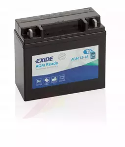Батерия Exide AGM12-18 51913 18Ah 12V P+ без поддръжка - AGM12-18