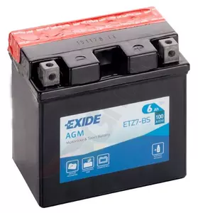 Akumulator bezobsługowy Exide ETZ7-BS YTZ7S-BS AGM 6Ah 12V P+ - ETZ7-BS