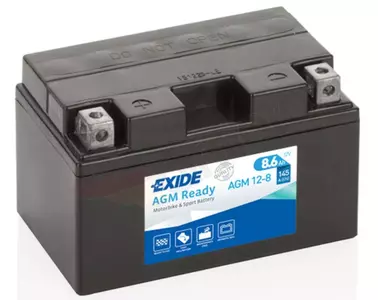 Akumulator bezobsługowy Exide AGM12-8 YTX9-BS 8.6Ah 12V - AGM12-8