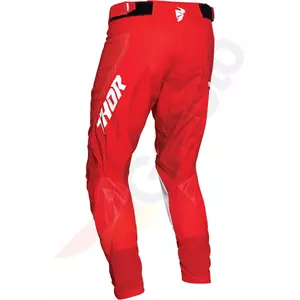 Thor Pulse Air Rad Rad Enduro Cross pantaloni alb/roșu 34-2