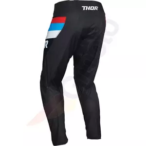 Thor Junior Pulse Racer spodnie Enduro Cross czarny/czerwony/niebieski 18-2