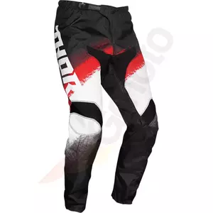Thor Junior Sector Vapor Enduro Cross pantaloni negru/roșu 26-1