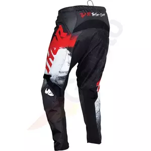 Thor Junior Sector Vapor Enduro Cross pantaloni negru/roșu 26-2