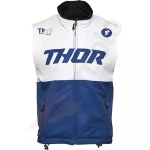 Thor Warmup Vest Enduro cross vesta námořnická modrá/bílá S - 2830-0540