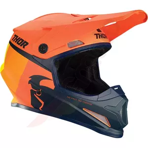 Thor Sector Racer kask Enduro cross pomarańczowy/granatowy mat XXXL - 0110-6755