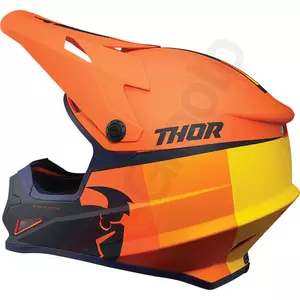 Thor Sector Racer kask Enduro cross pomarańczowy/granatowy mat XXXL-2