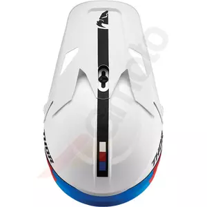 Thor Sector Racer kask Enduro cross biały/czerwony/niebieski mat XXXL-4