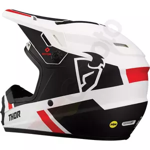 Thor Junior Sector Split enduro cross helma bílá/černá matná L-2
