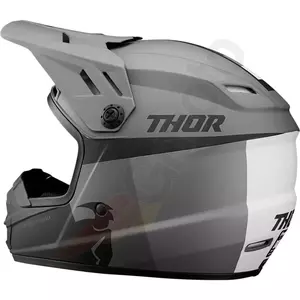 Thor Junior Sector Racer Enduro cross-hjelm sort/grå mat S-2