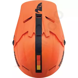 Thor Junior Sector Racer kask Enduro cross pomarańczowy/granatowy mat S-4