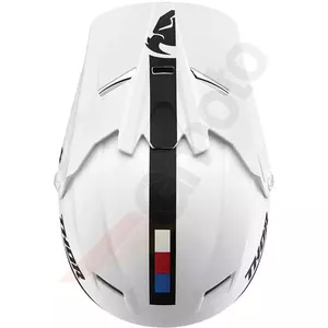 Thor Junior Sector Racer kask Enduro cross biały/niebieski/czerwony S-4