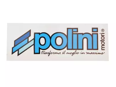 Aufkleber Banner Polini PVC Logo 100x34cm - 097.0191
