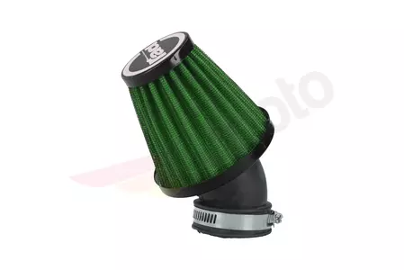 Kuželový vzduchový filtr Power Force 40-48 mm 45 stupňů zelený - PF 10 060 0002