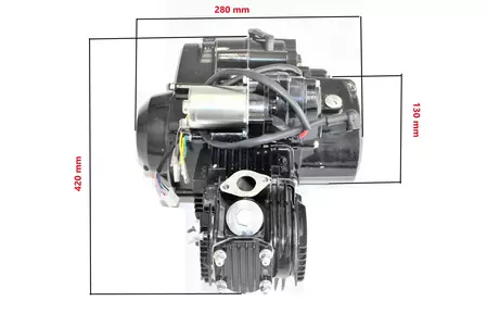 Komplet motor Power Force ATV 110 3 gear frem + tilbage 153FMH-2