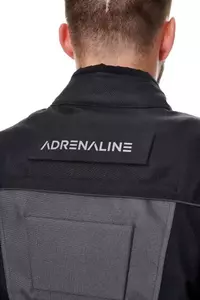Adrenaline Pyramid 2.0 PPE melna/fluorescējoša/pelēka/dzeltena tekstila motocikla jaka 3XL-3