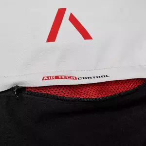 Casaco têxtil para motas Adrenaline Sola 2.0 PPE preto/vermelho/cinzento L-3
