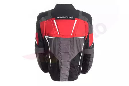 Adrenaline Scorpio PPE musta/punainen/harmaa XL tekstiilinen moottoripyörätakki-4