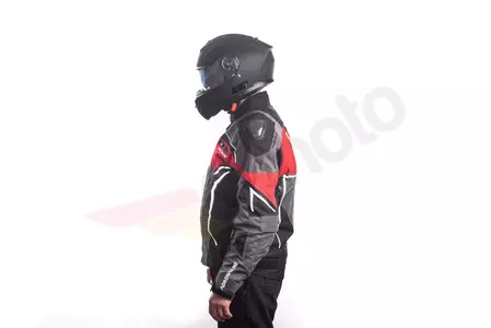Adrenaline Scorpio PPE juoda/raudona/pilka XL tekstilinė motociklininko striukė-7
