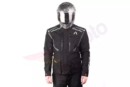 Casaco têxtil para motas Adrenaline Orion PPE preto 3XL-4