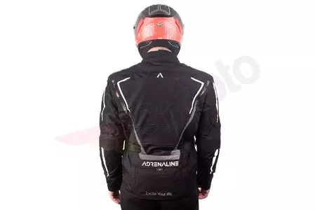 Adrenaline Orion PPE tekstilinė motociklininko striukė juoda 3XL-7