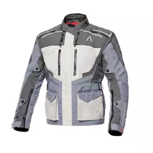 Casaco têxtil para motas Adrenaline Orion PPE bege/cinzento L-1