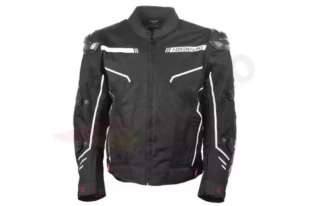 Tekstilna motoristička jakna Adrenaline Virgo PPE, crna 3XL-1