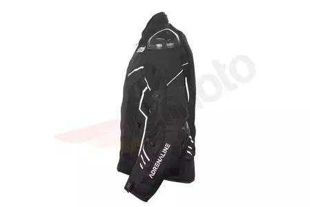 Jachetă de motocicletă Adrenaline Virgo PPE din material textil negru 3XL-3