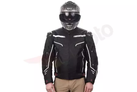 Adrenaline Virgo PPE textilná bunda na motorku čierna 3XL-4