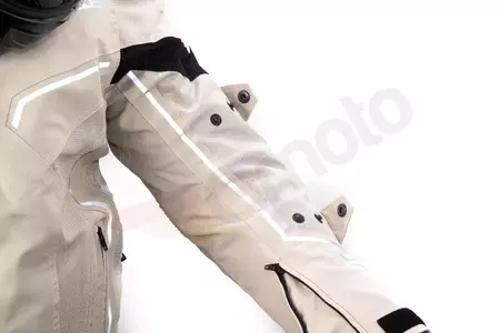 Jachetă de motocicletă Adrenaline Virgo PPE gri 2XL din material textil-10