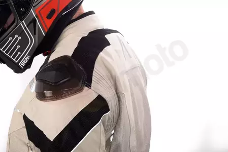 Veste de moto Adrenaline Virgo PPE gris 2XL en textile-11