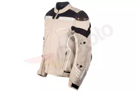 Tekstilna motociklistička jakna Adrenaline Virgo PPE, siva L-2