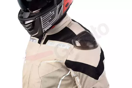 Chaqueta de moto textil Adrenaline Virgo PPE gris L-9