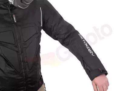 Adrenaline Hercules PPE giacca da moto in tessuto nero 3XL-9