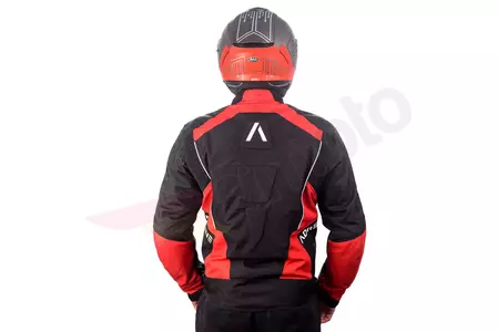 Chaqueta de moto textil Adrenaline Hercules PPE negro/rojo 2XL-8