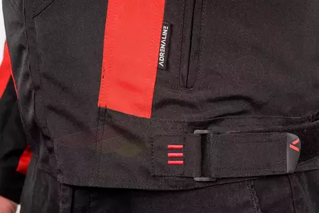 Adrenaline Hercules PPE črno-rdeča tekstilna motoristična jakna M-11
