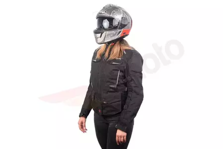 Veste moto textile pour femme Adrenaline Alaska Lady 2.0 PPE noir 2XL-6